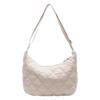Women's Bag 2025 New Casual Shoulder Bag Embroidery Thread Rhombus Down Cotton Clothing Bag Women's Dumpling Messenger Bag