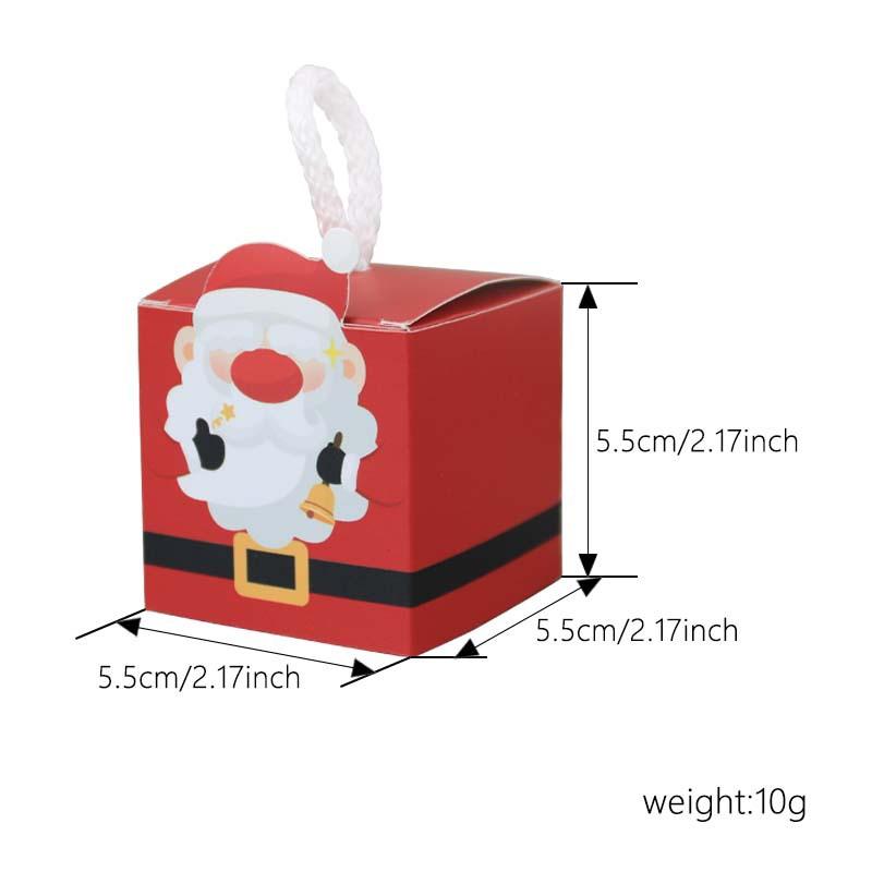 10/20pcs Gift Wrap Boxes Cookies Candy Boxes Christmas Tree Hanging Decorations Children Gifts Christmas New Year 2025