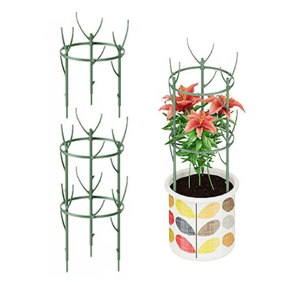 Plant Support Stakes Stackable Monstera Support Stick Planter Insert Stake for Indoor Outdoor Gardening Vine Training Stem Stabilization