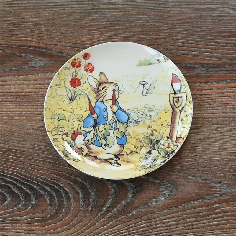 

Торт из слоеного теста с кроликом, Английский послеобеденный чай, Костяной фарфор, Маленькая тарелка для закусок, Керамическая тарелка