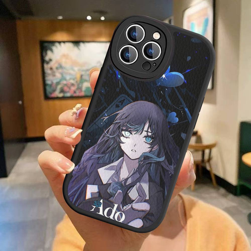 Ado Kyogen X Uta Anmie Phone Case For IPhone 16 15 14 13 12 11 Pro Max Plus Leather Cover