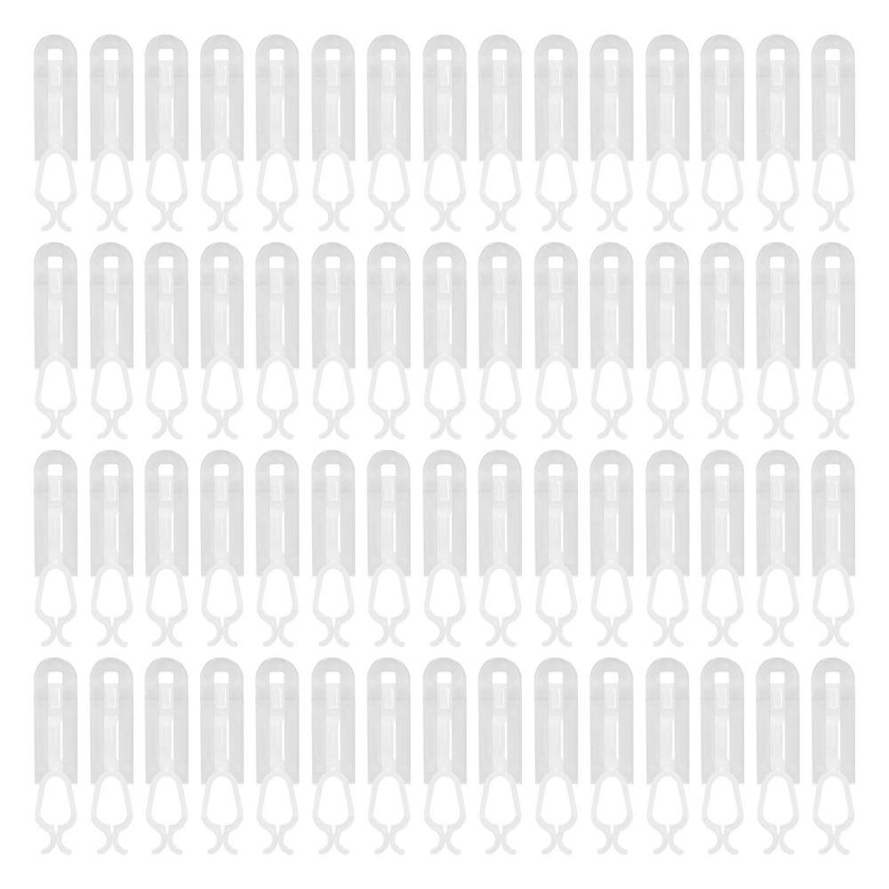 60Pcs 1.8 X 2 X 8.5cm Roof Christmas Light Clips Waterproof Outdoor Light Clips  Outdoor