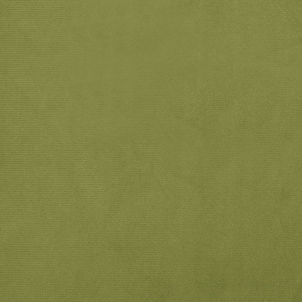 Footstool Light Green 45 X 29.5 X 35 Cm Velvet