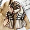 Couple Scarf Men's New Imitation Cashmere Classic Plaid Scarf Women's Winter High End Atmosphere Shawl