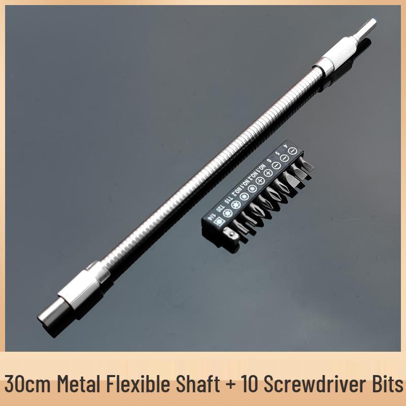 Metal Soft Shaft Bit Extension Multi-Angle Drill Screwdriver Adapter