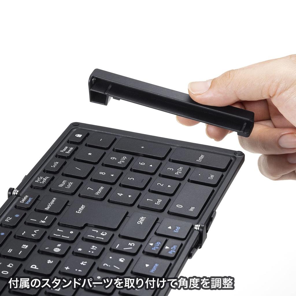 Sanwa Supply Keyboard Mobile Wireless A Pantograph Full Size Black Pliabil/Reîncărcabil (Conexiune USB) SKB-WL35BK
