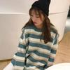 WTEMPO Women Large Size O-Neck Sweaters Loose Autumn Winter Versatile Long Sleeve Short Knitted Pullover Casual Bottoming Sweaters