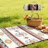Outdoor Camping Picnic Blanket, Portable Waterproof Beach Mat for Travel Hiking BBQ, Lightweight Foldable Outdoor Mat