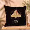 Vintage Black Classic Movie The King Rings Pillow Cover for Bedroom Room and Living Room Sofa Decorative Cushion Cover