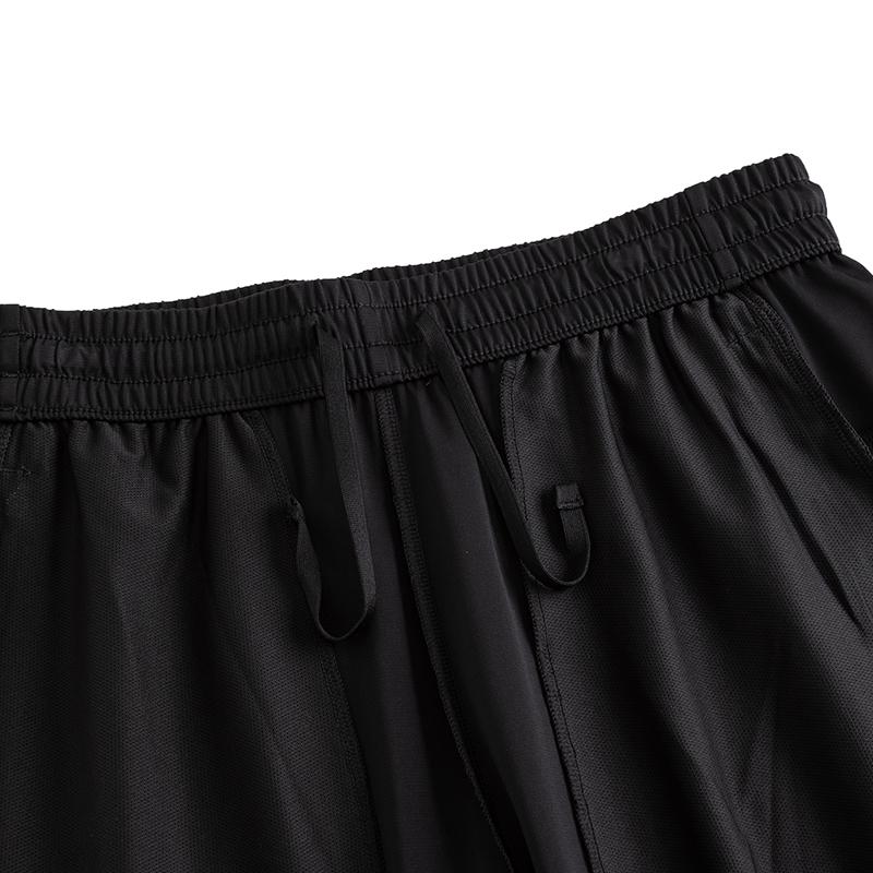 Anta Running Series Moisture-Wicking Quick-Dry Cool Lightweight Knitted Sports Pants Women Bottoms Basic-Black 162625302-2