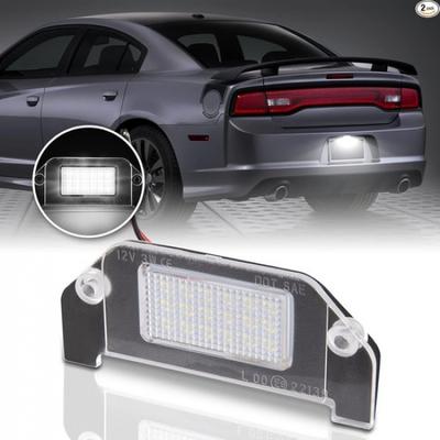 LED License Plate Lights Rear Bumper 2005-2014 Charger/Challenger Plate Lights