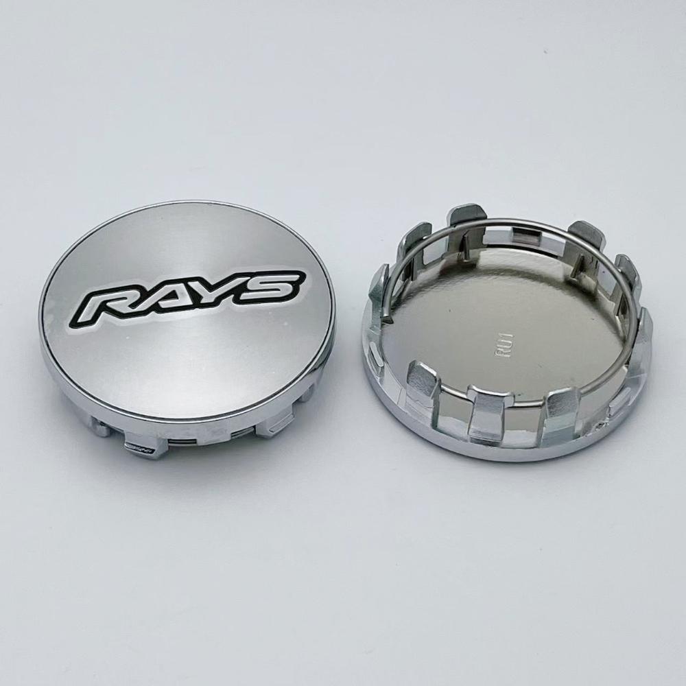 4pcs 59mm Rays Logo Emblem Badge Car Wheel Center Cap Wheel Hubcap Auto Rim Center Cover Replace Car Styling Accessories