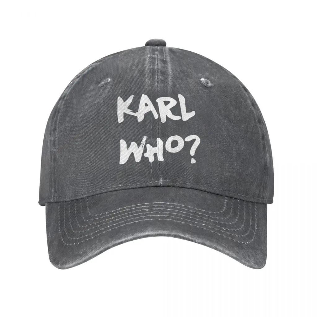 Vintage Who Slogan Baseball Cap Unisex Style Distressed Denim Headwear Who Swag Outdoor Running Golf Caps Hat