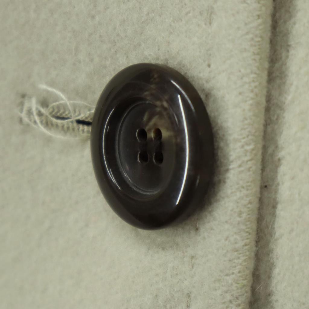 23ku Long Sleeve Wool Coat 40 Beige Women Used