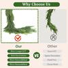 1m Christmas Artificial Norfolk Pine Garland - Perfect for Holiday Home Decoration or Gift