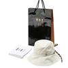 Daks Ivory Strap Decorative Bucket Hat Dbhe5e184iv