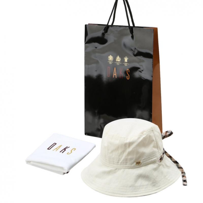 Daks Ivory Strap Decorative Bucket Hat Dbhe5e184iv