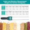 Digital Grain Moisture Meter Hygrometer Use For Corn Wheat Rice Bean Peanut Grain Measurement Moisture Humidity Tester