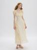 Sinseuden Lumiere Ruffle Long Dress