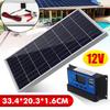 Monocrystalline 10W Framed Solar Panel Set with 3m Wire & 12V/18V Controller