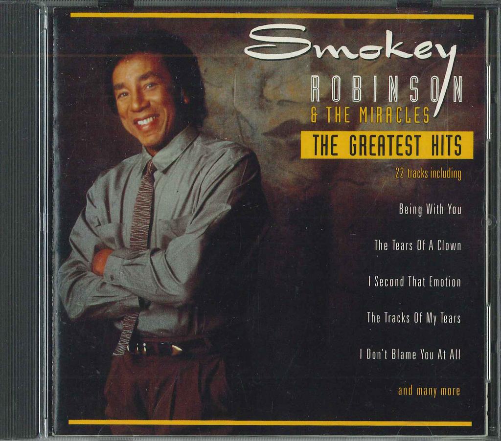 CD SMOKEY ROBINSON Greatest Hits POCT1553 MOTOWN 1992 Japan ObiSoulFunk Used