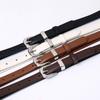 New Leather Belt Women'S Korean Version Trend Simple And Versatile First Layer Cowhide Needle Buckle Decorative Thin Belt