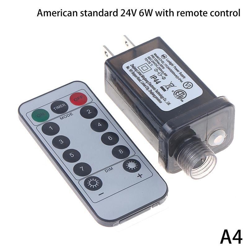 Eu Us Uk Plug Ac 220V 110V To 31Vdc 6W 24V 5V Transformer Plug Power Supply Ip44 8Modes Led Lamp Driver Switch Adapter