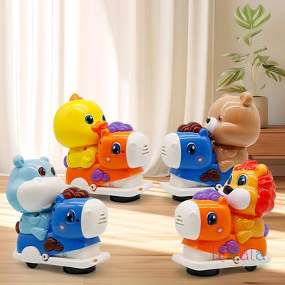 Dětské hračky s hudbou a světly Interaktivní hudební houpací kůň Hračky Hračka pro miminko Taneční hračky Chodící hračky Pohyblivé hračky pro batolata