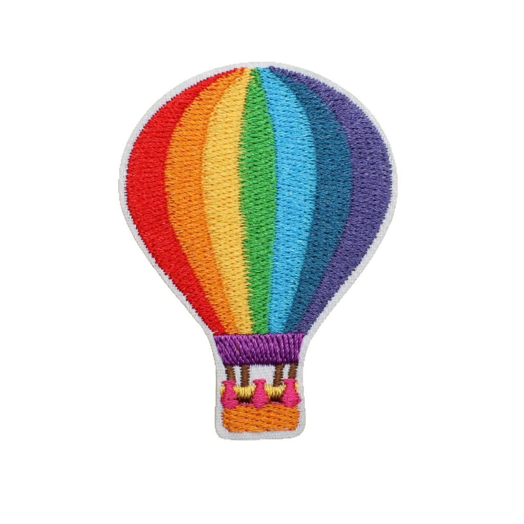 Cute Little Ship Embroidery Cloth Sticker Hot Air Balloon Patch Sticker Children'S Clothing Embellishment Traffic Lights Car Computer Embroidery Label