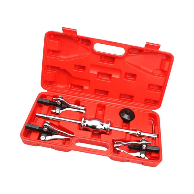 5Pcs Slide Hammer Puller Set Dent Hub Gear Puller Tool Metal Internal and External Puller for Pulling Out Gears Bearings