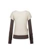 Sun Love W Polartec® Delta™ Flexair Layered Ls Tee Stone