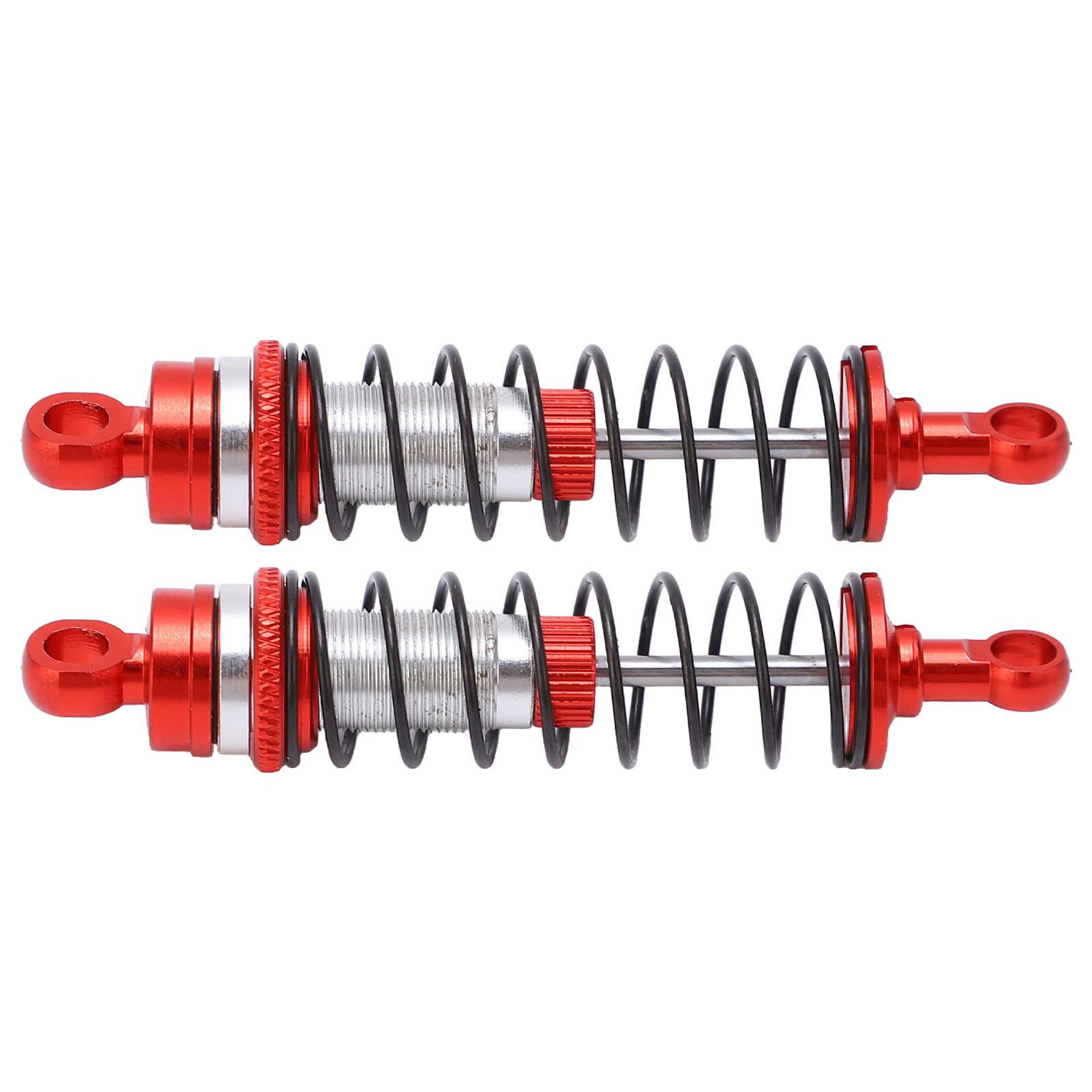 

RC Front Rear Shock Absorbers Reducing Vibration Aluminum Alloy RC Parts for Latrax Teton 1 18 Red червоний
