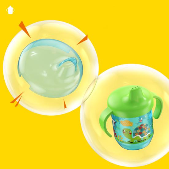 Kubek do karmienia dziecka klasy spożywczej odporny na ciepło PP dekoracyjny dla dzieci do nauki karmienia butelka na wodę dla dzieci