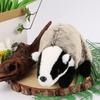 "badger Plush, Badger Simulation Animal, Jeff Doll, Wang Anshi Badger, Furry Doll, Home Decoration"