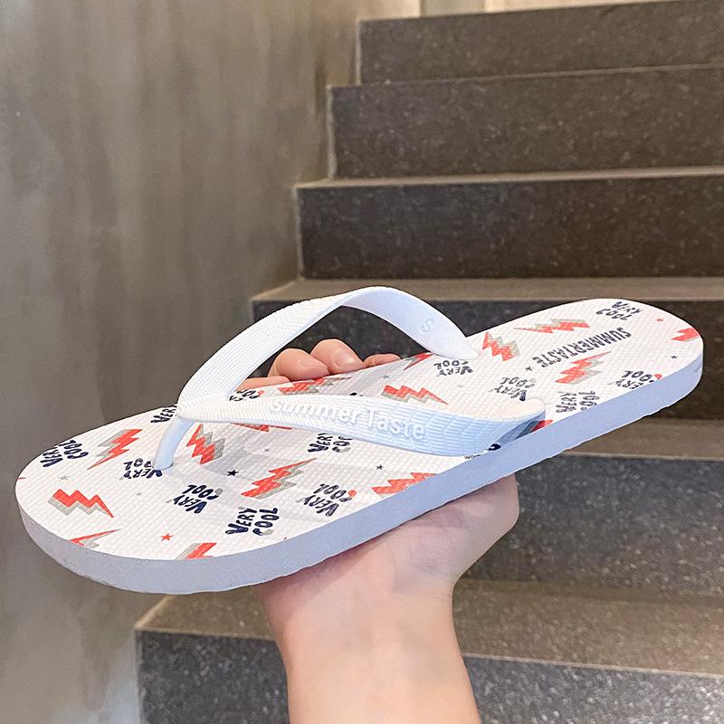 Flip-flops men go out fashionable summer simple slippers men splint slippers outdoor wear outdoor music festival slippers men