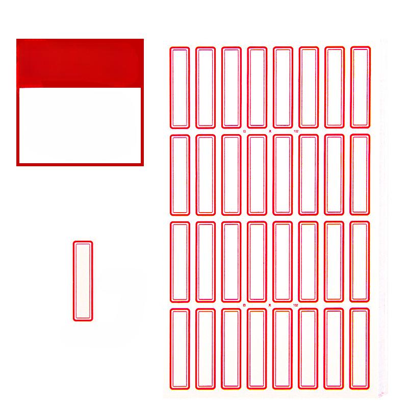 50Pcs/set Office Self-adhesive Label Paper Mouth Pick-up Paper Self-adhesive Label Sticker 50 Handwritten Color Price Paper Name Sticker