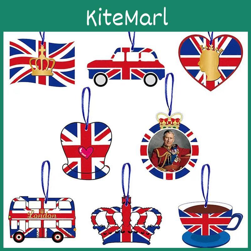 Elegant King Charles Iii Crowned Affair Party Decorations Set Of 8