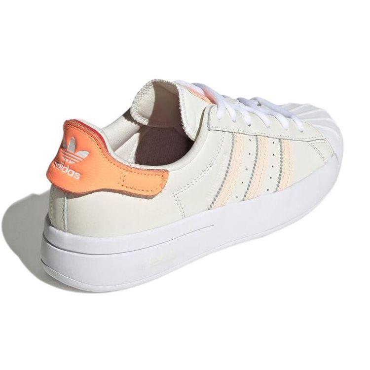 Adidas Originals Superstar Ayoon Leather Low-Top Sneakers Unisex Sneakers White Orange GW9588