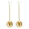 Retro Disco Ball Drop Earrings Women Boho Round Luxury Mirror Party Reflect Earrings Ball Dangle Jewelry Light Disco Earring