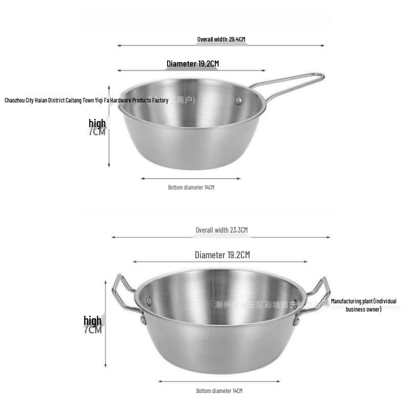 Kleiner Bär Gold Edelstahl Reiswein & Ramen Schüssel mit Deckel