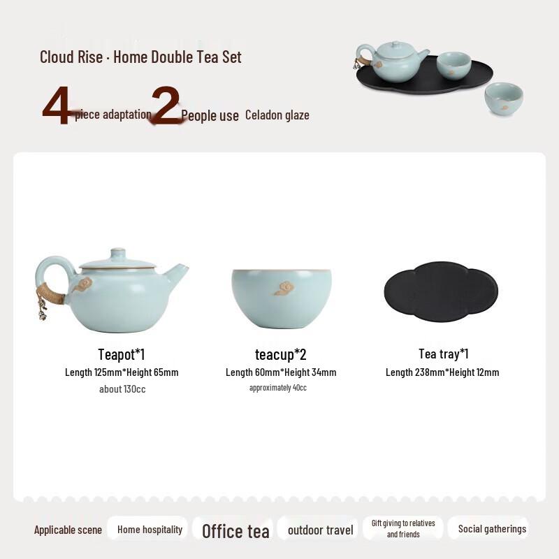 Edenus Ceramic Gongfu Tea Set