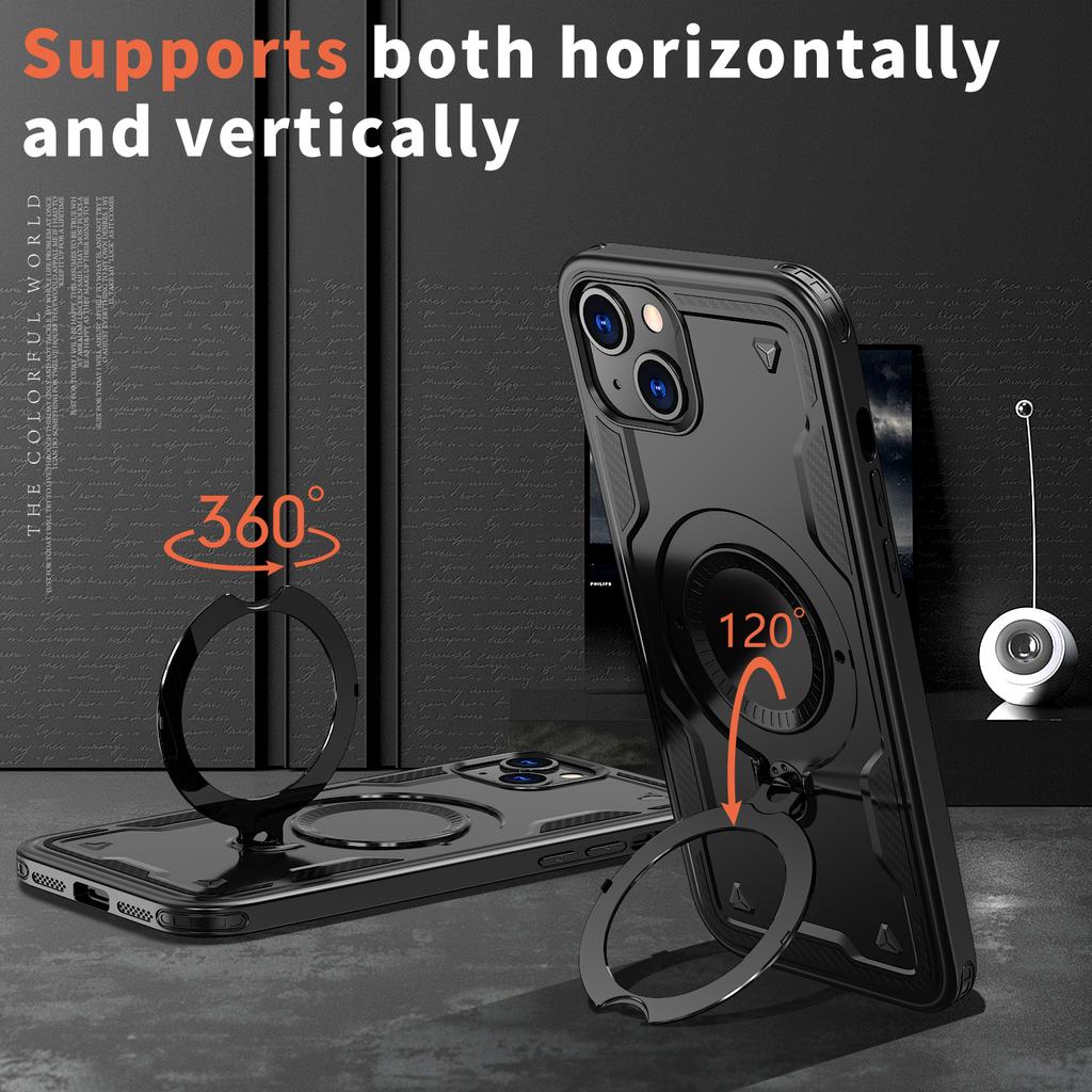 Magnetyczne etui z uchwytem na palec dla Iphone 17 Pro Max Air Iphone17 12 13 14 15 16 Plus Iphone16