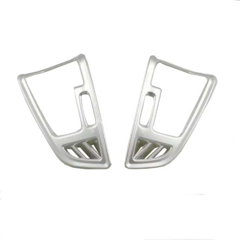 Stil de automobile, cromat, pentru bordul frontal al mașinii, borduri pentru acoperirea aerului AC, 2 buc pentru Ford Escape Kuga