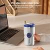 420ML Smarte Flasche 316 Edelstahl Smarte Wasserflasche Kaffee für Camping Geschenke für Heiße und Kalte Getränke
