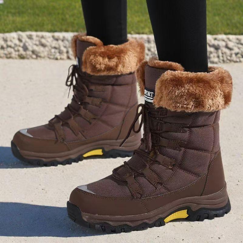 Winter Women's High-top Non-slip Waterproof Wear-resistant Snow Boots Korean Winter Boots