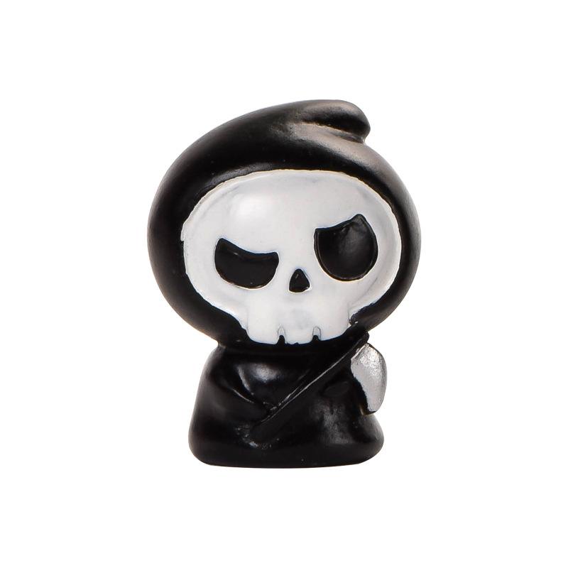 Halloween Series Micro-landscape Crystal Ball Accessories Transparent Ghost Pumpkin Resin Small Ornaments