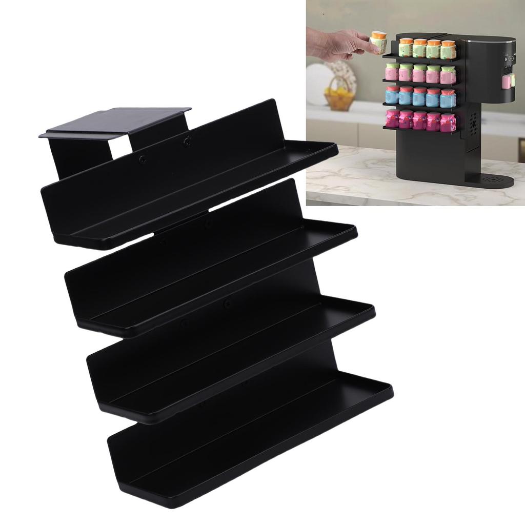 Aroma-Kapsel Aufbewahrungshalter Passend für Thirsti Getränkesystem Eisen Seitenmontiert 4 Ebenen Aroma-Kapsel   Fasst 20 Kapseln