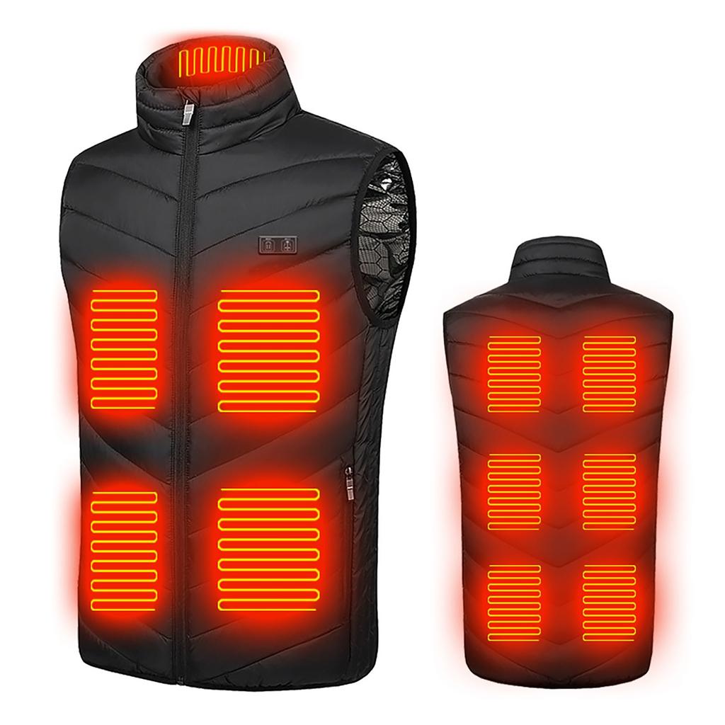 Newly Upgraded  Control 11 Heating Vest Constant Temperature Intelligent Electric Heating Vest