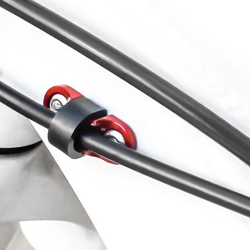 Bike Brake Shifts Cable Base Buckle Clip Part Cable Guide Bike Cable Clip Bicycles Aluminium Alloy Bike Cable Guide Hook