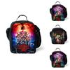 Stranger Things Insulated Lunch Box Bag Durable Oxford Backpack For Outdoor Picnic And Beach With Smooth Zipper